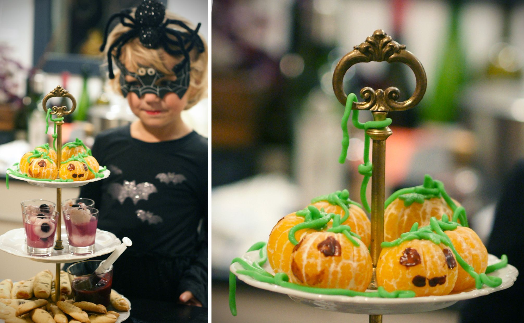 Recettes de fruits effrayants pour un buffet d'halloween Desserts